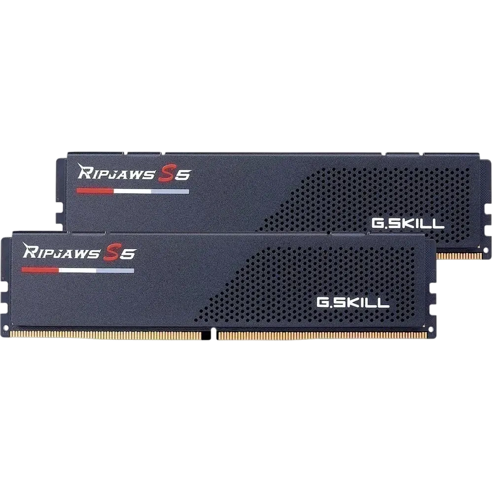 Оперативная память DDR5 64 ГБ 6000 МГц G.SKILL Ripjaws S5 Black (F5-6000J3040G32GX2-RS5K)