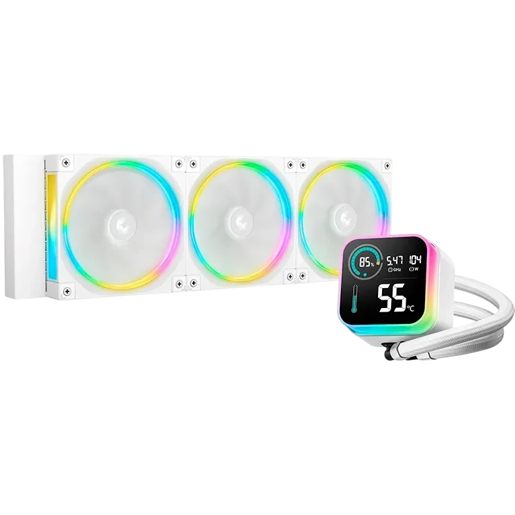 Система жидкостного охлаждения для процессора Deepcool LQ360 ULTRA WH ARGB White
