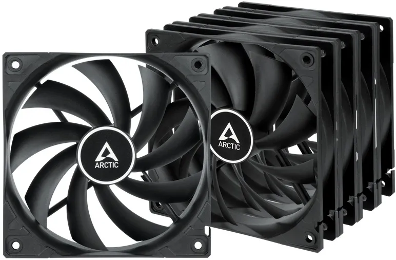 Вентилятор для корпуса Arctic Cooling F12 Value pack Black ACFAN00248A
