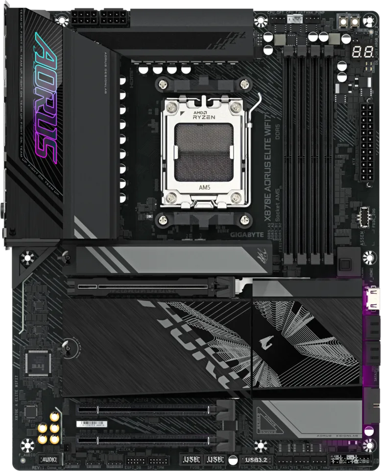 Материнская плата Gigabyte X870E AORUS ELITE WIFI7