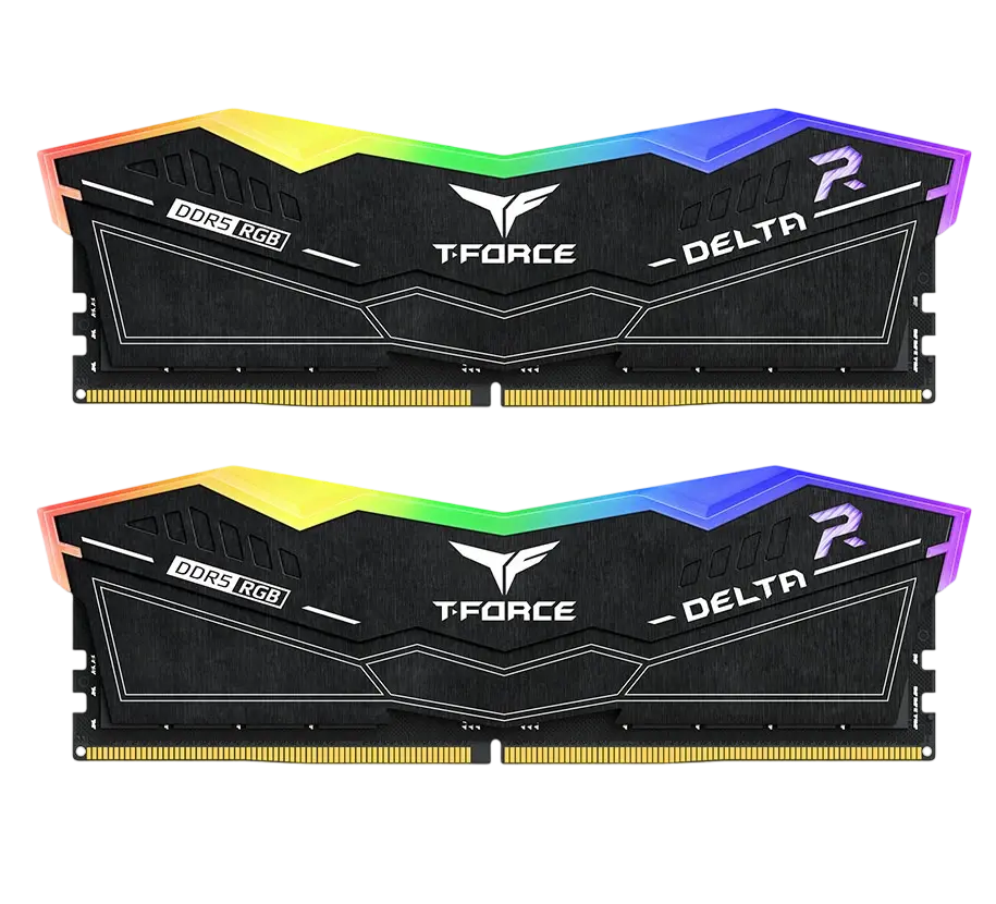 Оперативная память 64 Gb 6000 MHz Team Group T-FORCE DELTA RGB Black (FF3D564G6000HC30CDC01)