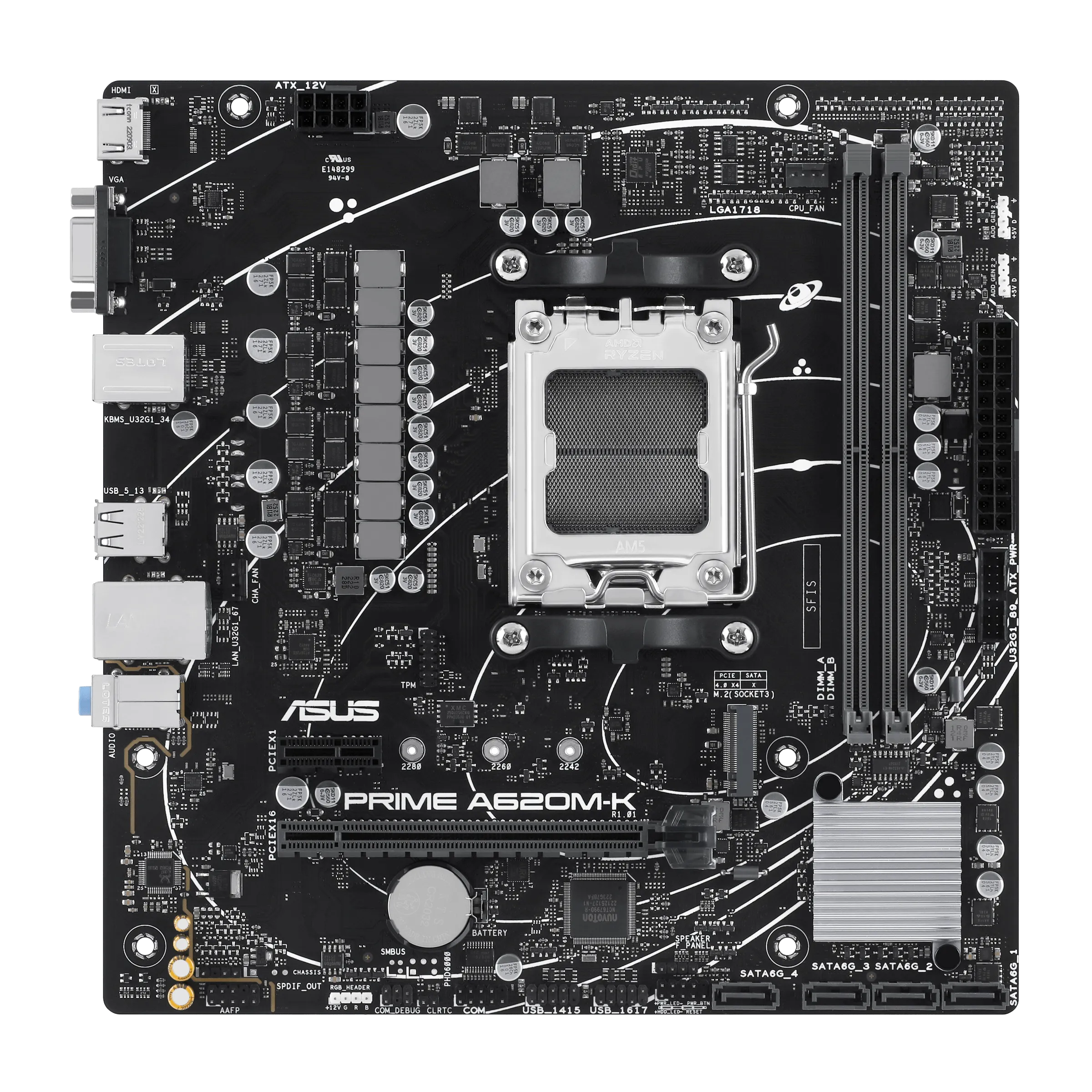 Материнская плата ASUS PRIME A620M-K