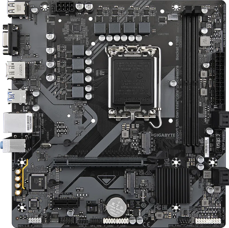 Материнская плата Gigabyte B760M E