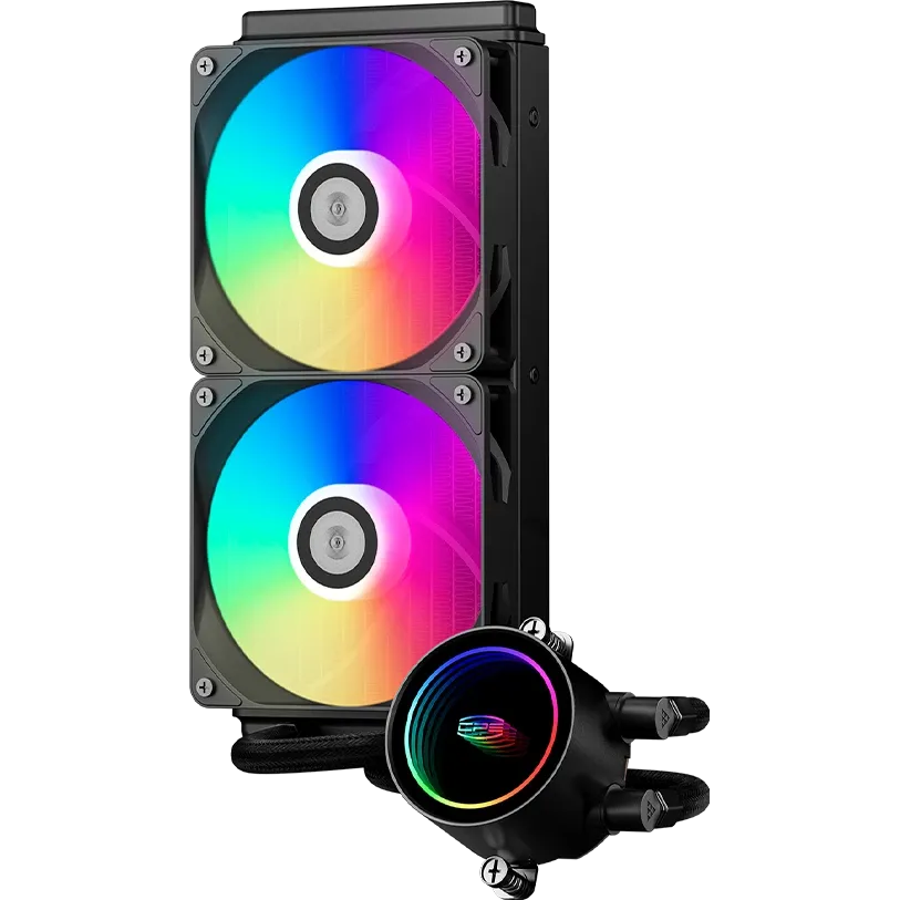 Система водяного охлаждения PCCooler DA240 ARGB BK