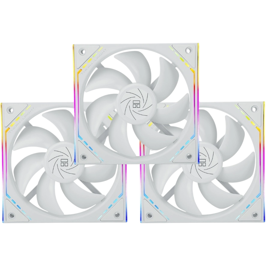 Комплект вентиляторов для корпуса Thermalright TL-M12W X3 ARGB White (TRTLM12W.3P)