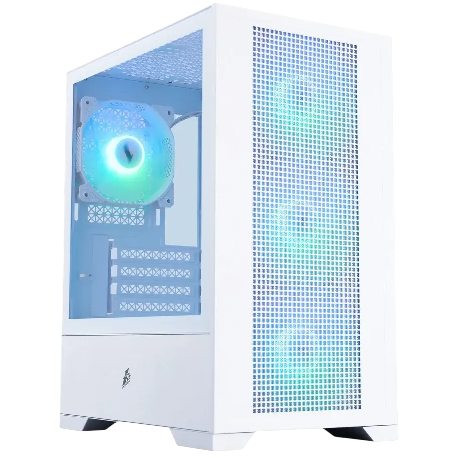 Компьютерный корпус 1STPLAYER Go2 ARGB White (Go2-WH-4F7-W)