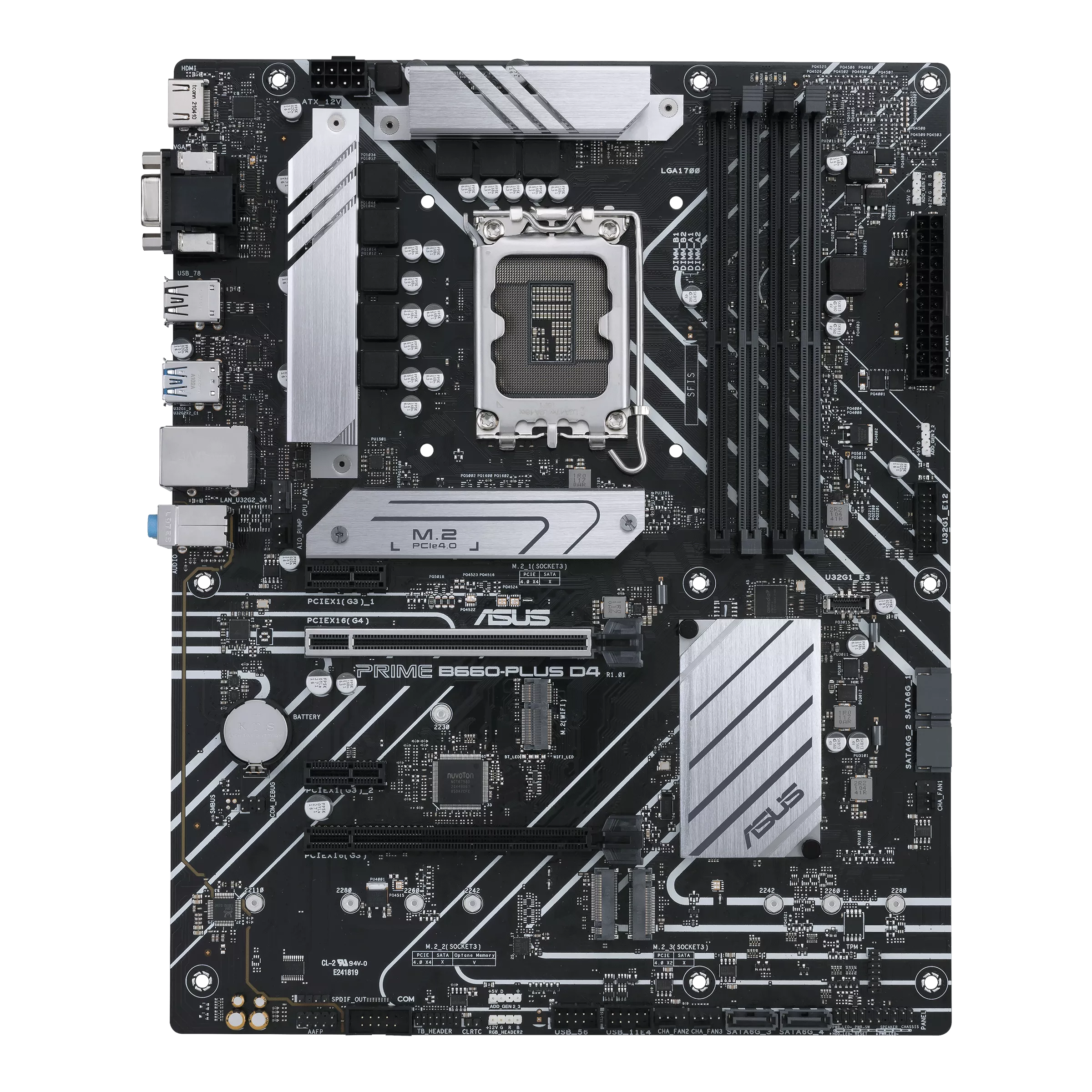 Материнская плата ASUS PRIME B660-PLUS D4 (90MB18X0-M1EAY0)