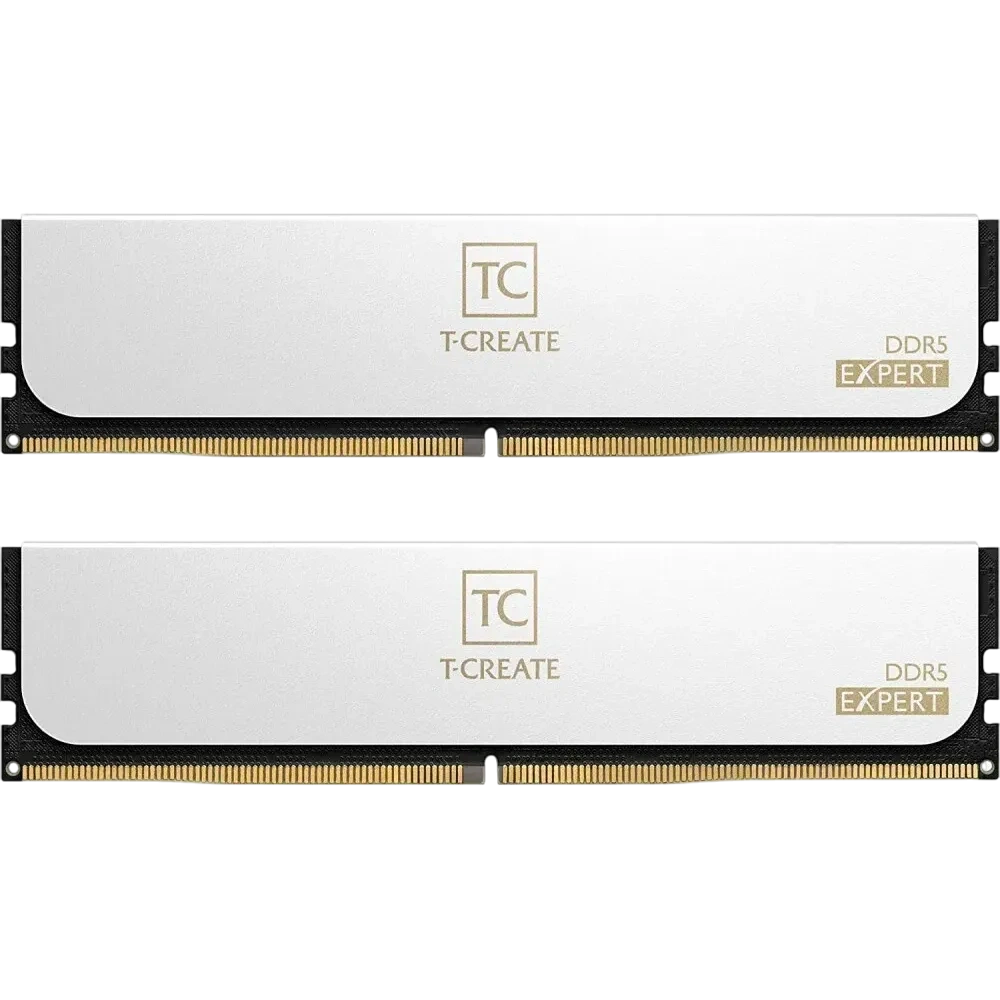 Оперативная память DDR5 64 Gb 6400 MHz Team Group T-CREATE Expert White (CTCWD564G6400HC34BDC01)