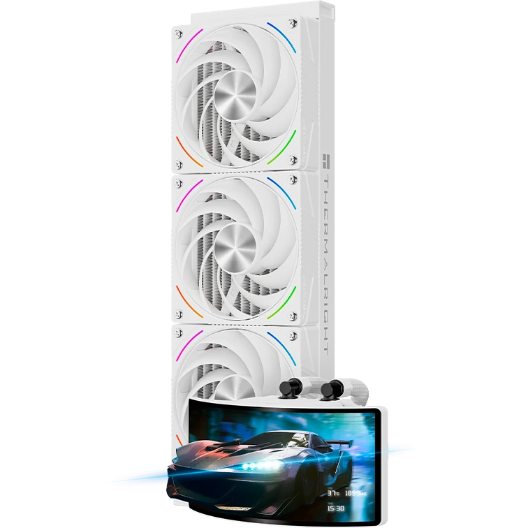 Система жидкостного охлаждения для процессора Thermalright Rainbow Vision 360 Turbo ARGB White (RRV360TAW)