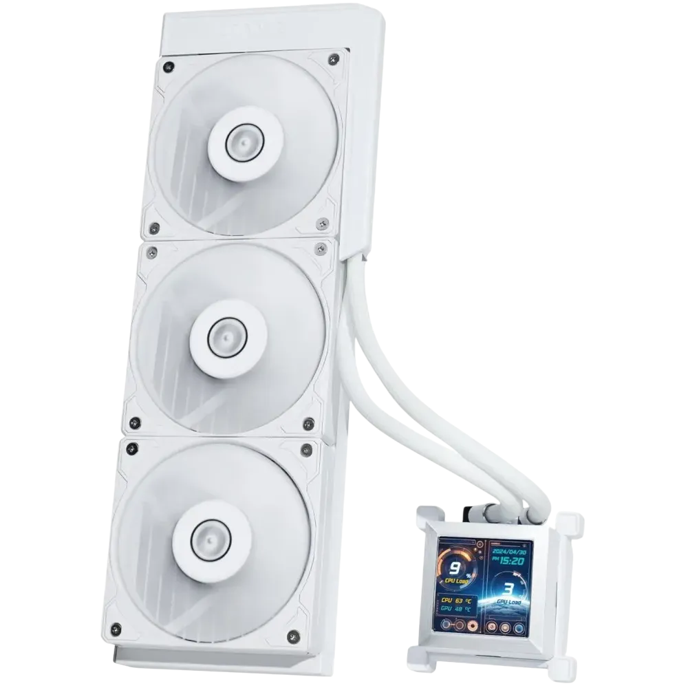 Система водяного охлаждения Lian Li HydroShift LCD 360S White (G89.GHSLCD36SW.R0)