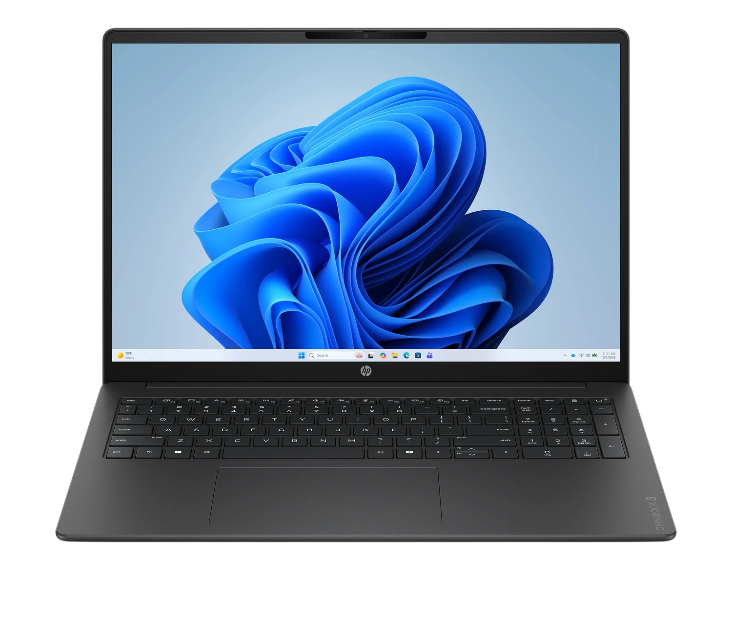 Ноутбук HP OmniBook 3 16-by0000nr (AMD Ryzen 5 40/16" 1920x1200/8Gb/512Gb SSD/Win 11 Home) Black