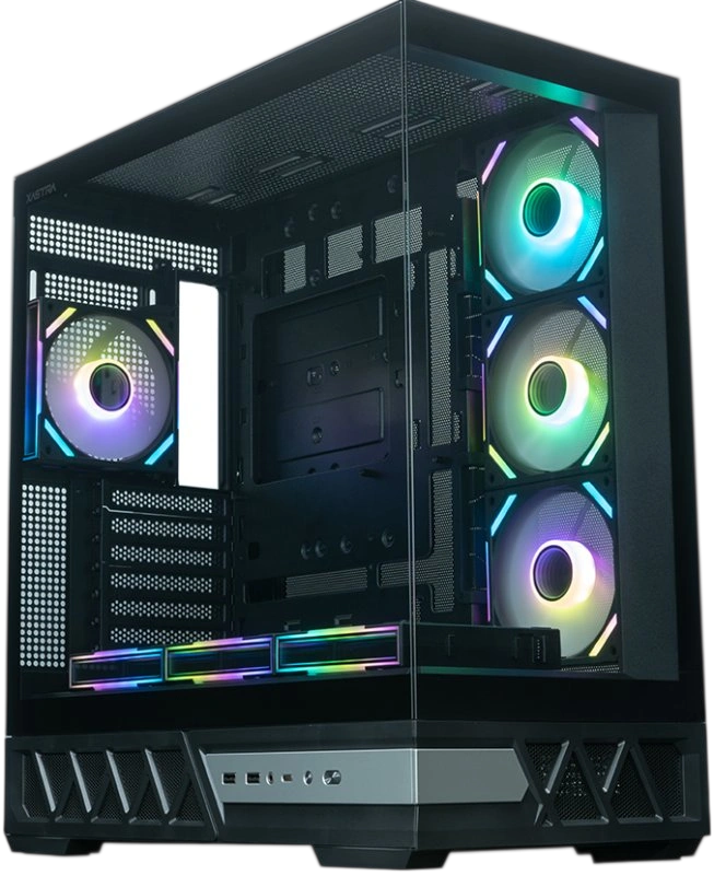 Компьютерный корпус XASTRA Q700 7ARGB-FS-C10-UC Black (Q700-7FS12A-C10-UC)