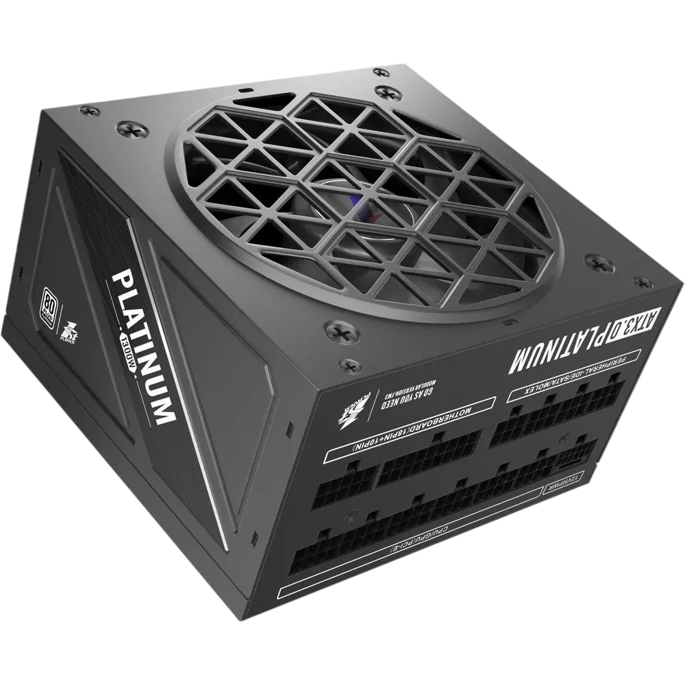 Блок питания 1300W 1STPLAYER NGDP Platinum Black HA-1300BA3-BK 16 Pin (PCIe 5.0 Connector Cable Details)