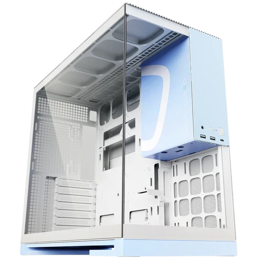 Компьютерный корпус Geometric Future Model 5 White/Blue (1AM5WKPB00100)