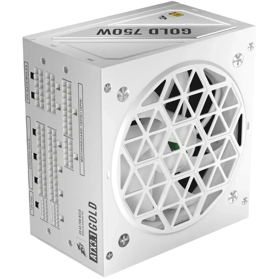 Блок питания 1STPLAYER 750W NGDP GOLD White (HA-750BA4-WH) 16 Pin (PCIe 5.0 Connector Cable Details)