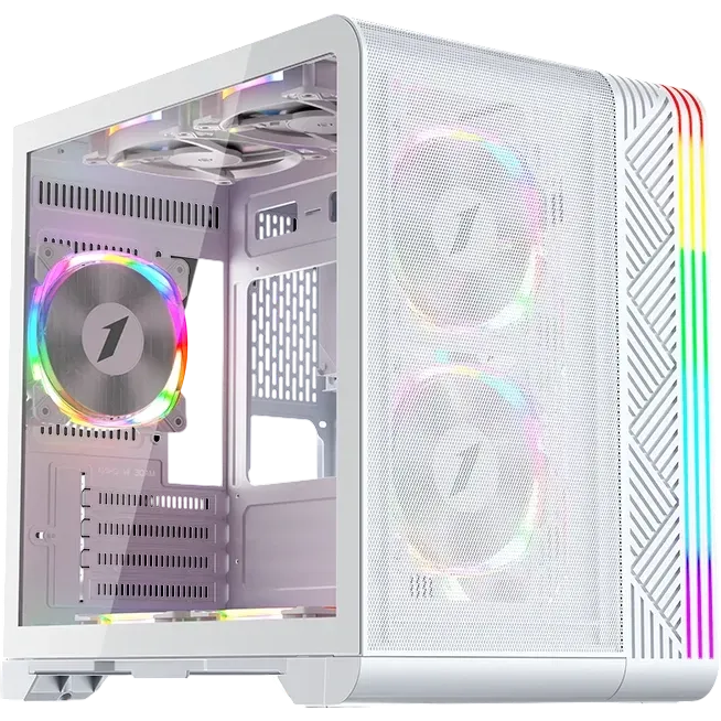 Компьютерный корпус 1STPLAYER VT5 ARGB White (VT5-WH-3FS7-W)