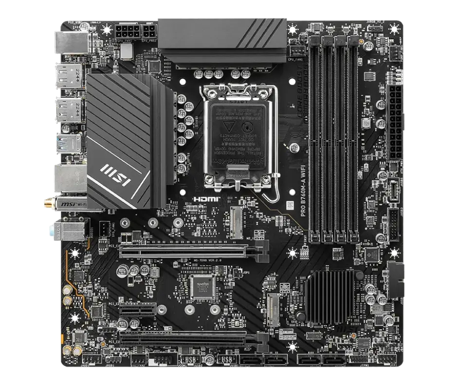 Материнская плата MSI PRO B760M-A WIFI
