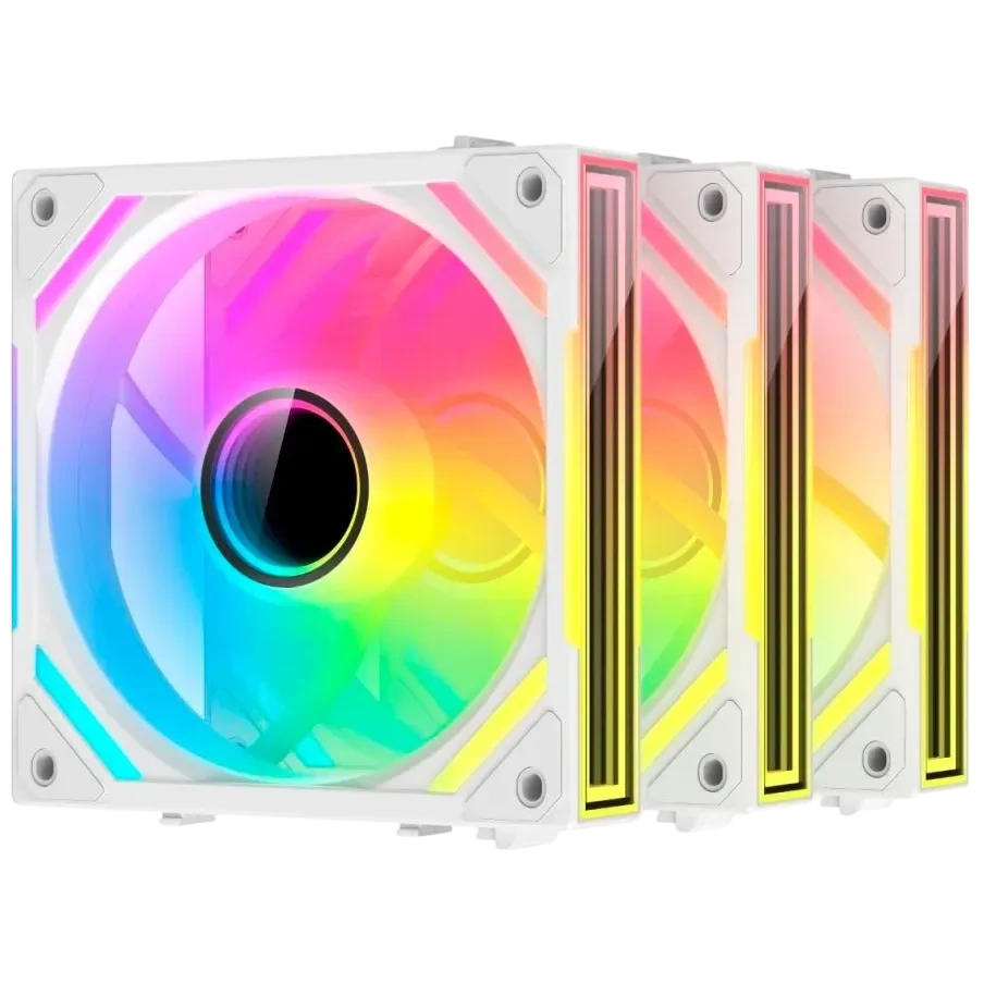 Комплект вентиляторов для корпуса XASTRA FS120W ARGB White (FS120-3WA-SXX-GL)