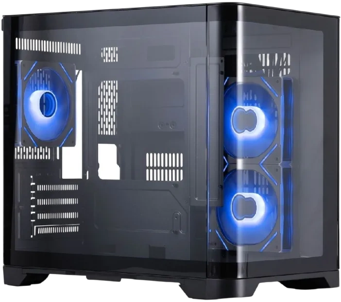 Компьютерный корпус 1STPLAYER UVIEW UV5 ARGB Black (UV5-BK-2FC7R-1FC7)