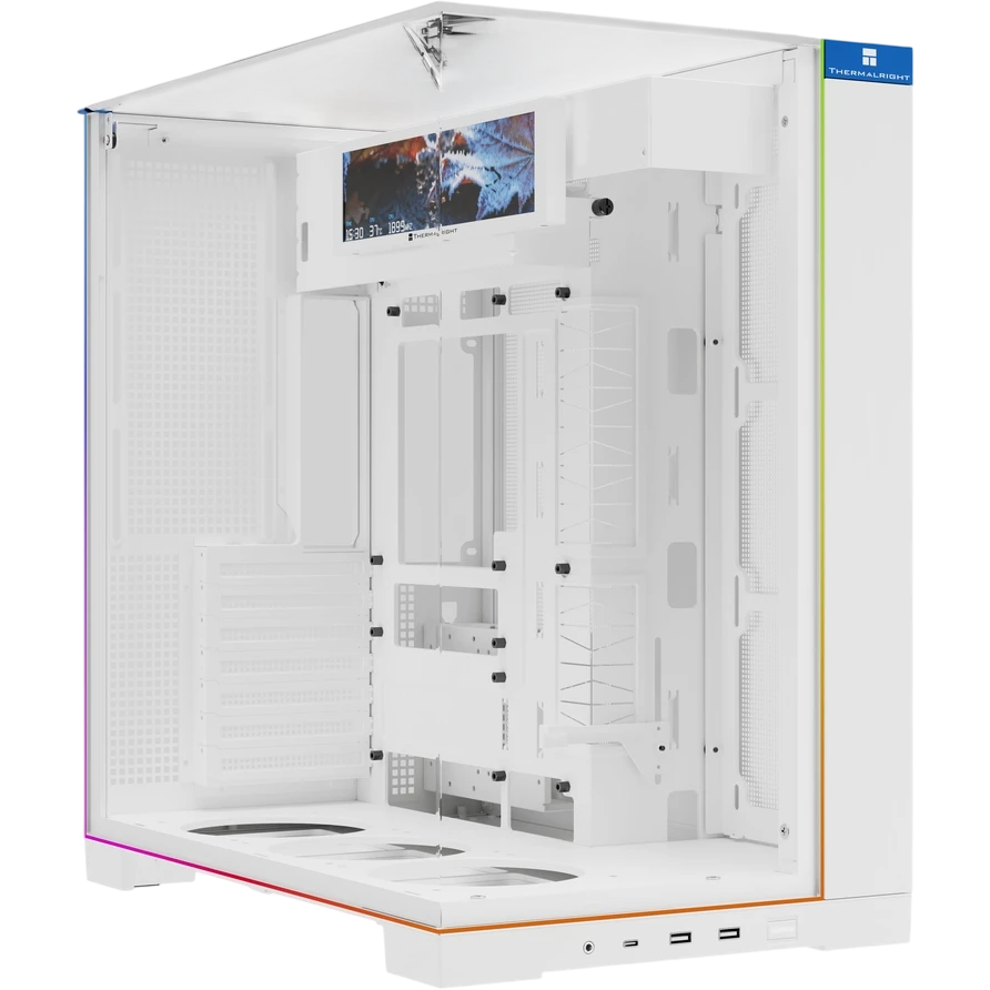 Компьютерный корпус Thermalright TR-A70 Vision TG ARGB LCD White (TRA70VW)
