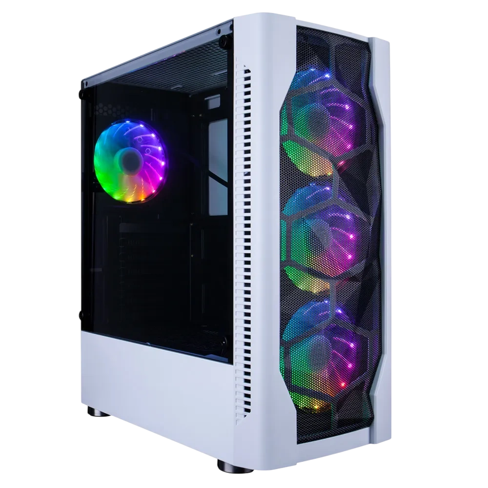 Компьютерный корпус 1STPLAYER DK D4 (D4-WH-4G6) White