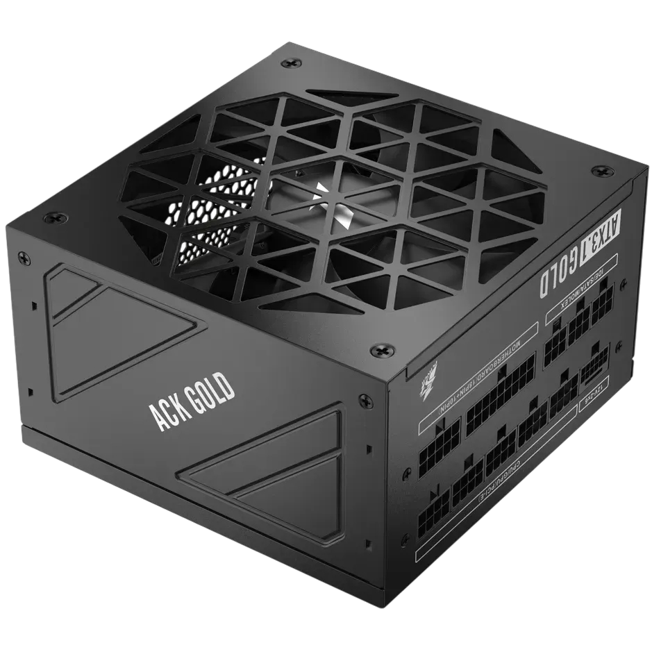 Блок питания 1STPLAYER 750W ACK GOLD Black (HA-750BA2-BK) 16 Pin (PCIe 5.0 Connector Cable Details)