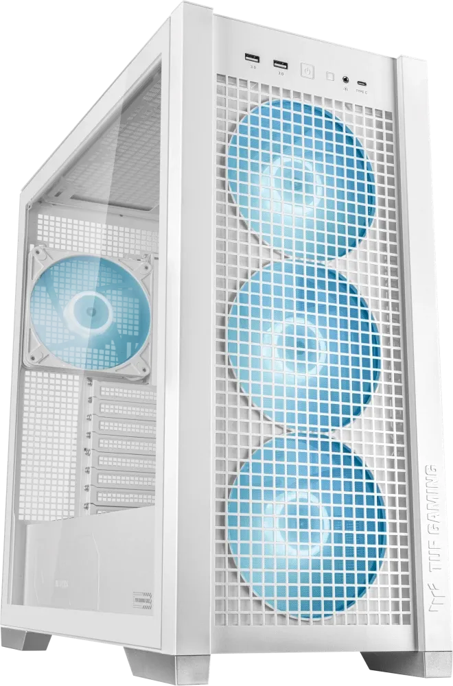 Компьютерный корпус ASUS TUF GAMING GT302 TG ARGB White (90DC00I3-B19000)