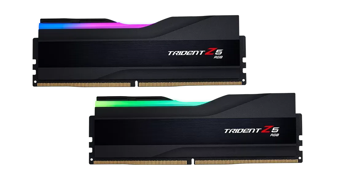 Оперативная память DDR5 32 ГБ 6800 МГц G.Skill TRIDENT Z5 RGB Black (F5-6800J3445G16GX2-TZ5RK) модулей 2 шт.