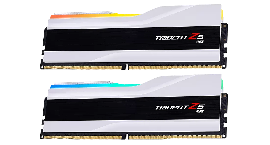 Оперативная память DDR5 64 Gb 6000 MHz G.Skill TRIDENT Z5 RGB White (F5-6000J2836G32GX2-TZ5RW)