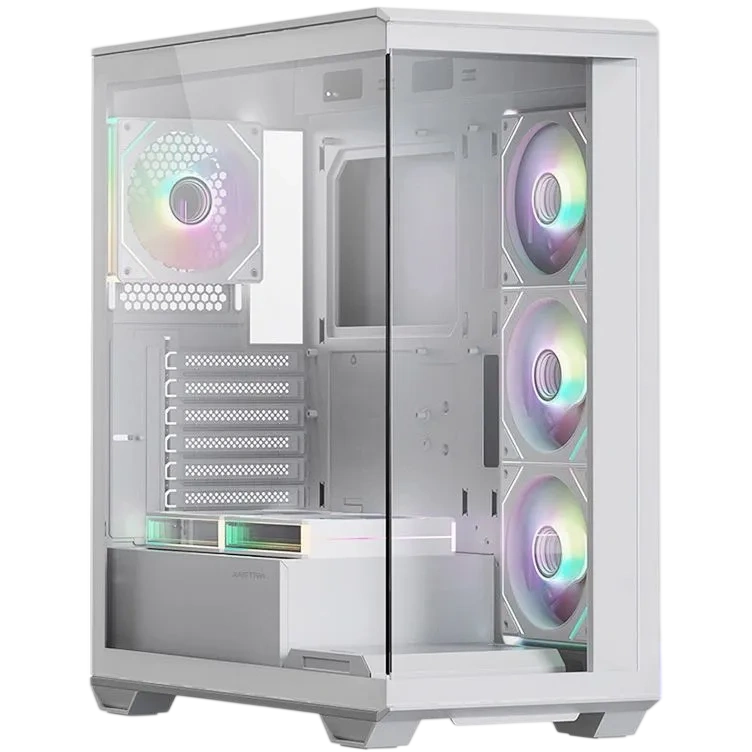 Компьютерный корпус XASTRA Q600 6ARGB-C10-WH ARGB White (Q600-6FM12A-C10-WH)