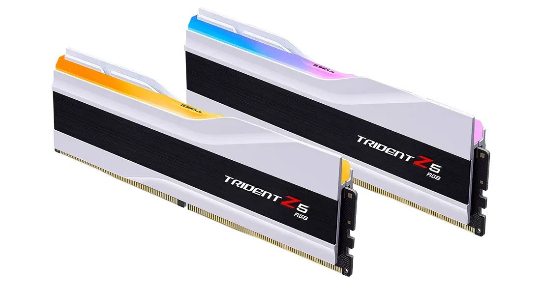 Оперативная память DDR5 32 Gb 6000 MHz G.Skill TRIDENT Z5 RGB White (F5-6000J3636F16GX2-TZ5RW)