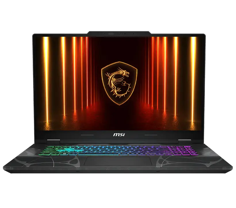Ноутбук MSI Cyborg A17 AI B2HWFKG-040XRU (AMD Ryzen 7 260/17.3" 1920x1080 144Hz/16Gb/1Tb SSD/NVIDIA GeForce RTX 5060 8Gb/Wi-Fi 6E, Bluetooth 5.3/Win 11 Pro) Прозрачный Черный