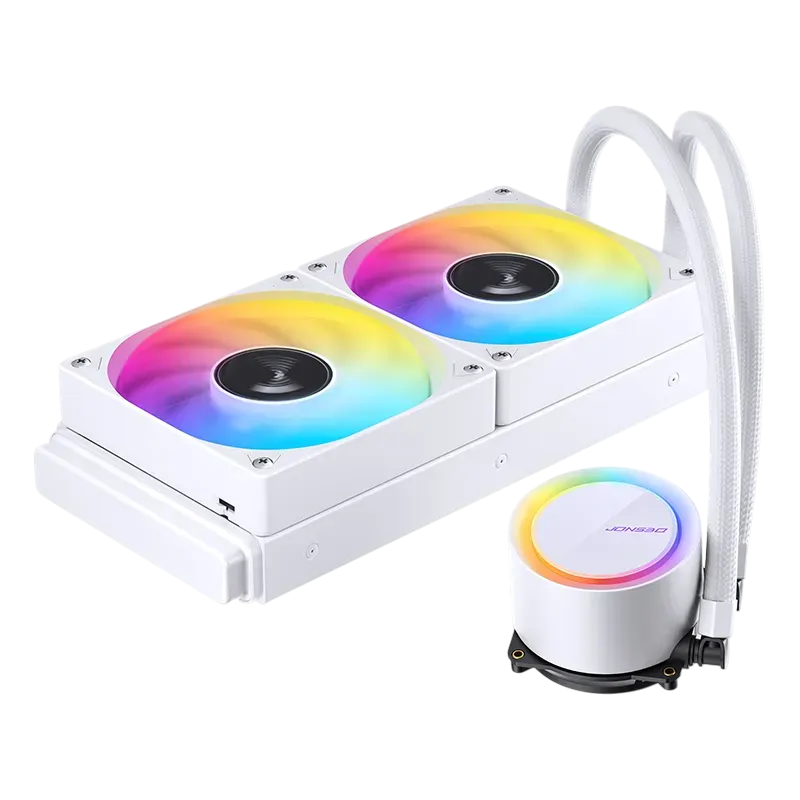 Система водяного охлаждения JONSBO TG-240 ARGB White PWM