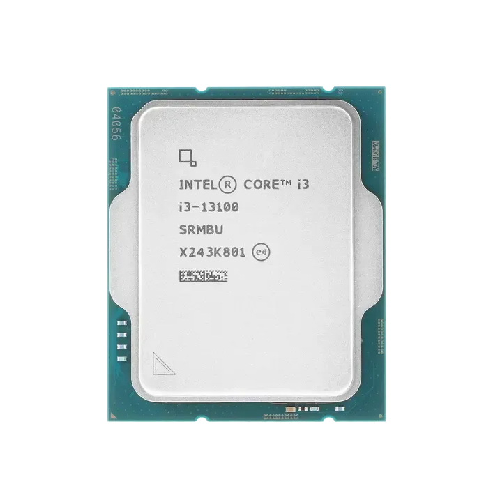 Процессор Intel Core i3-13100 (3.4 ГГц - 4.5 ГГц / LGA1700 / кол-во ядер: 4  / TDP 110 Вт), OEM