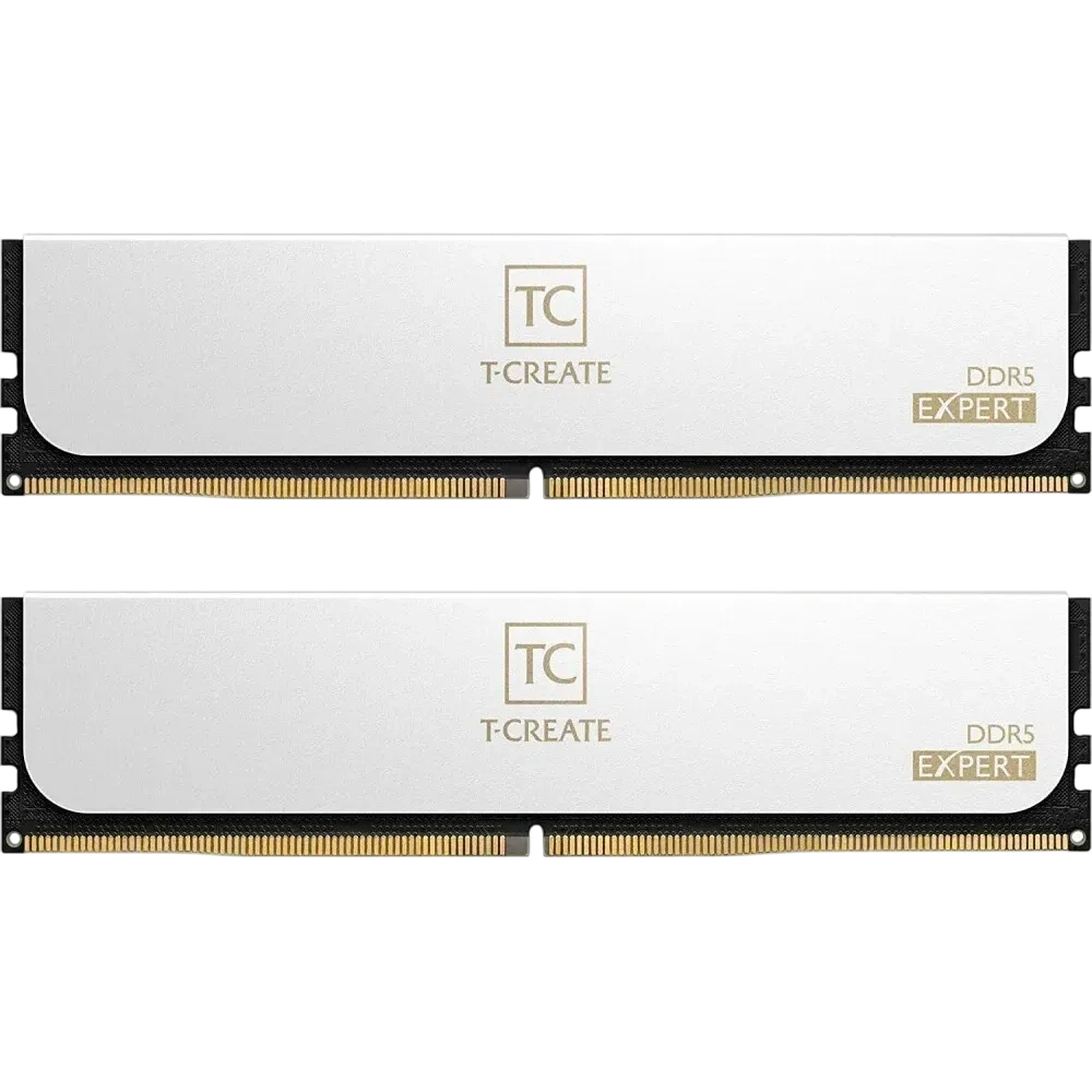 Оперативная память DDR5 64 Gb 6000 MHz Team Group T-Create Expert White (CTCWD564G6000HC34BDC01)
