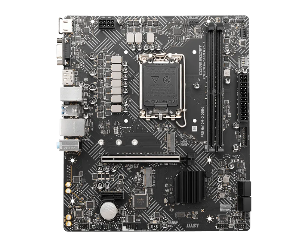 Материнская плата MSI PRO H610M-G DDR4