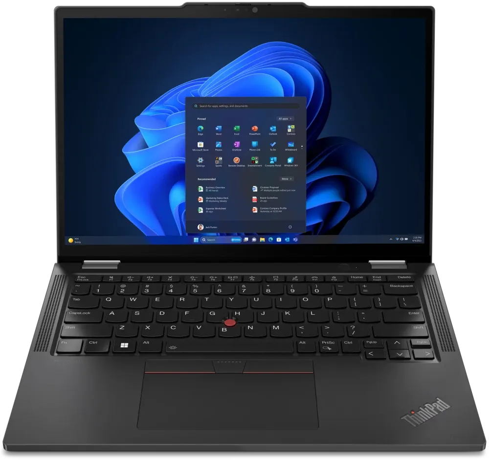 Ноутбук Lenovo ThinkPad X13 2-in-1 Gen 5 (Ultra 5 125U/13.3"/1920x1200/Touch/16Gb/512Gb SSD/Win 11 Pro) Черный
