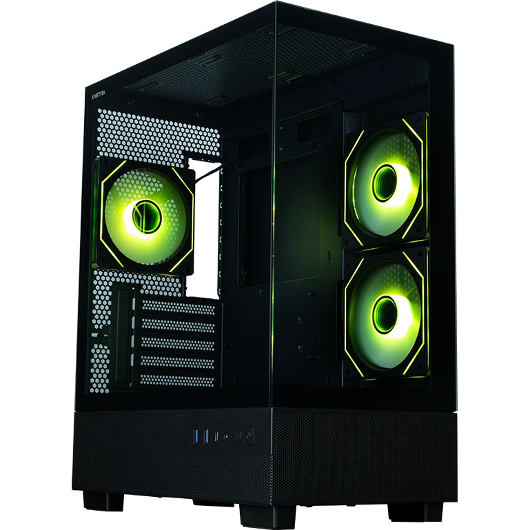 Компьютерный корпус XASTRA Q400M 3ARGB-C6-UC ARGB Black (Q400M-3FM12A-C6-UC)