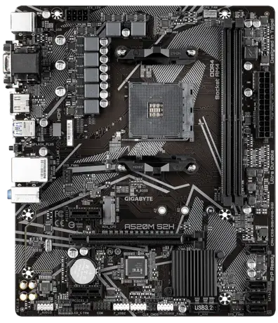 Материнская плата Gigabyte A520M S2H