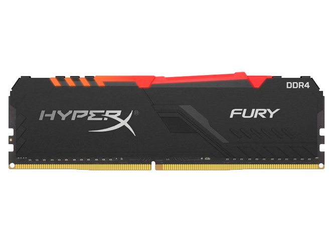 Оперативная память DDR4 16 ГБ 3200 МГц Kingston HyperX FURY Black (HX432C16FB3/16) модулей 1 шт
