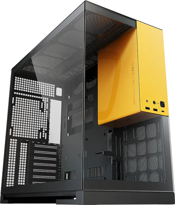 Компьютерный корпус Geometric Future Model 5 Black Yellow (1AM5WKBY00100) (GF_M5-YB)