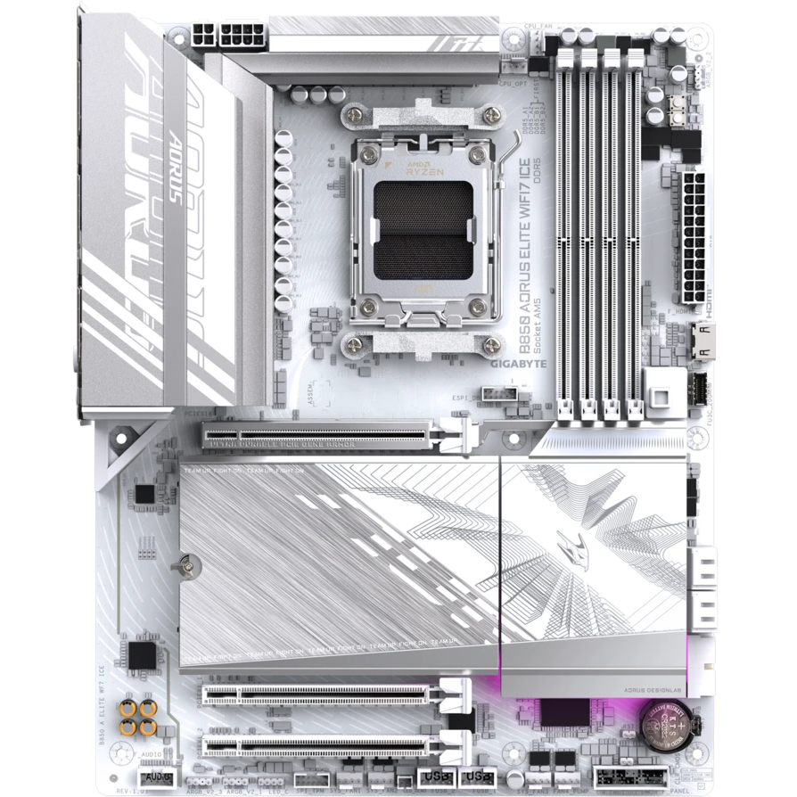 Материнская плата Gigabyte B850 AORUS ELITE WIFI7 ICE