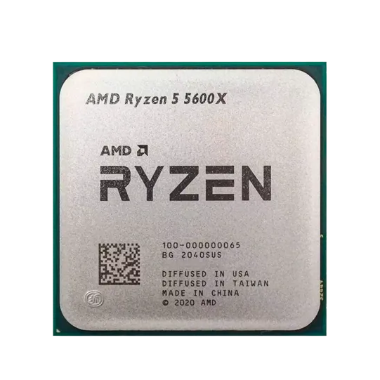 Процессор AMD Ryzen 5 5600X (3.7 ГГц - 4.6 ГГц / AM4 / кол-во ядер: 6  / TDP 65 Вт), OEM