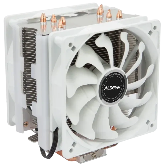 Кулер для процессора ALSEYE Universal White S120D-W PWM