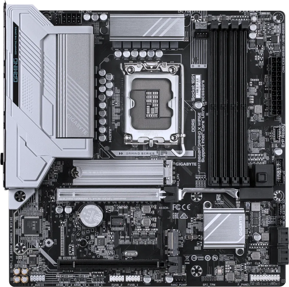 Материнская плата Gigabyte B860M GAMING X WIFI6E