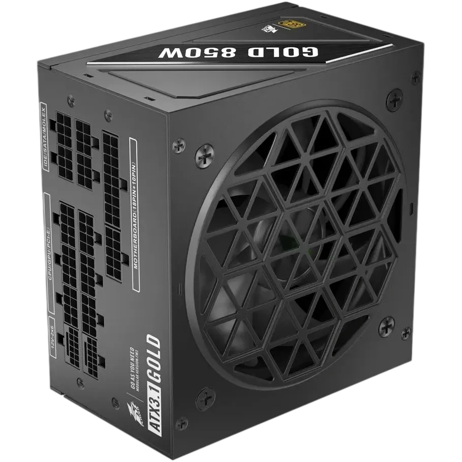 Блок питания 1STPLAYER 850W NGDP GOLD Black (HA-850BA4) 16 Pin (PCIe 5.0 Connector Cable Details)
