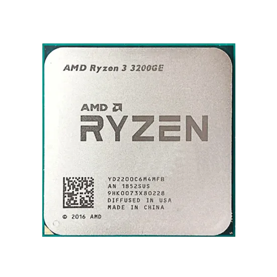 Процессор AMD Ryzen 3 3200GE (3.3 ГГц - 4 ГГц / AM4 / кол-во ядер: 4  / TDP 35 Вт), OEM