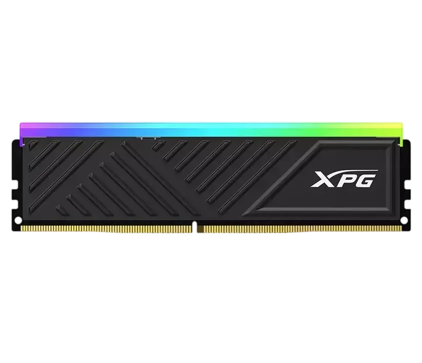 Оперативная память DDR4 8 Gb 3200 MHz ADATA XPG SPECTRIX D35G RGB Black (AX4U32008G16A-SBKD35G)