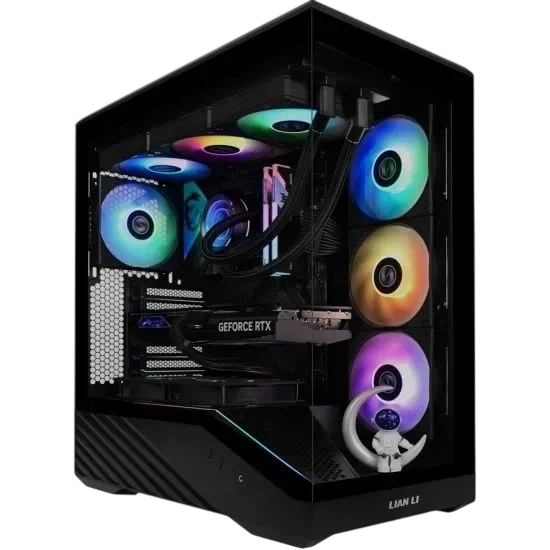 Компьютерный корпус Lian Li V100 ARGB TG Black (G99.V100RX.R0)