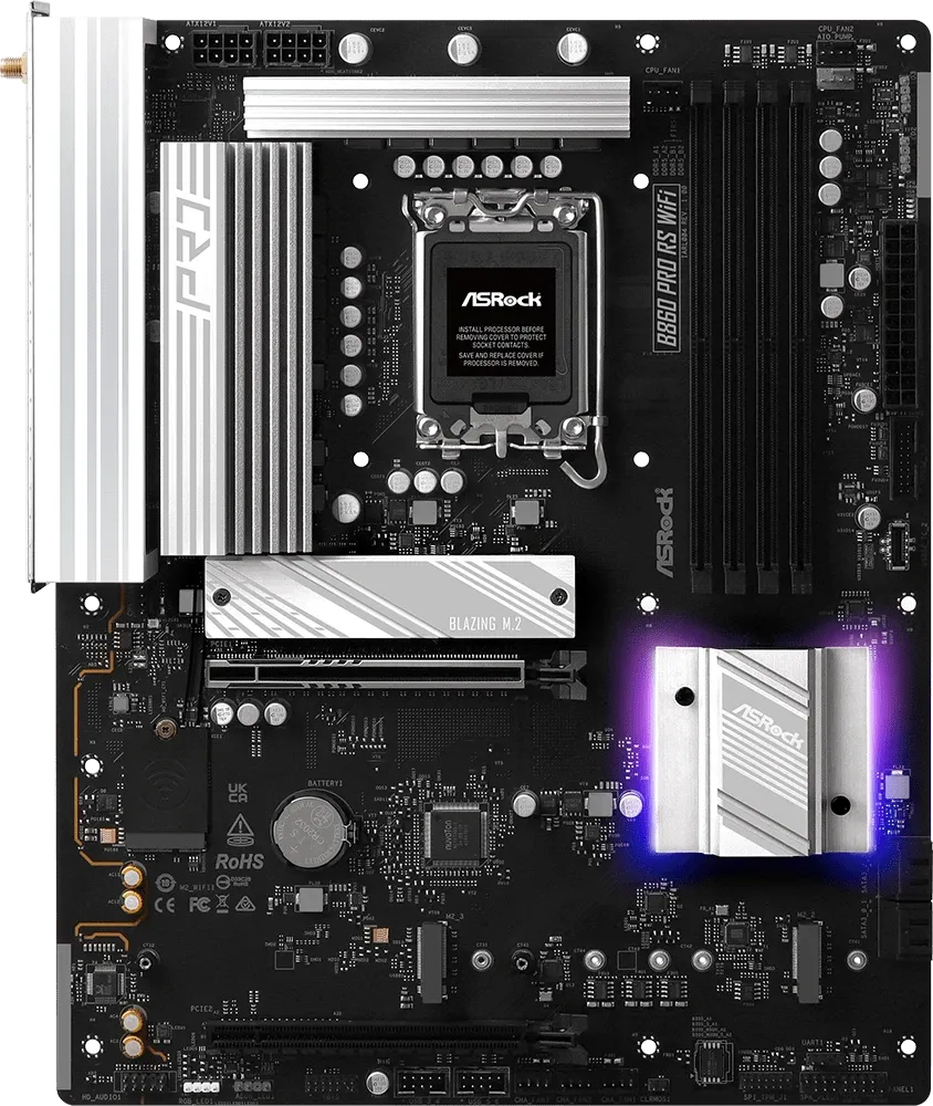 Материнская плата ASRock B860 PRO RS WIFI